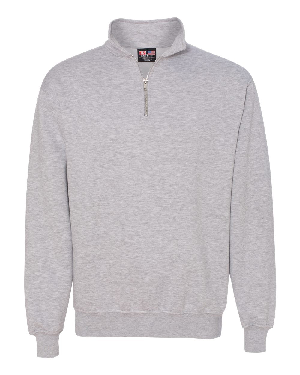 Bayside - USA-Made Quarter-Zip Pullover Sweatshirt - 920