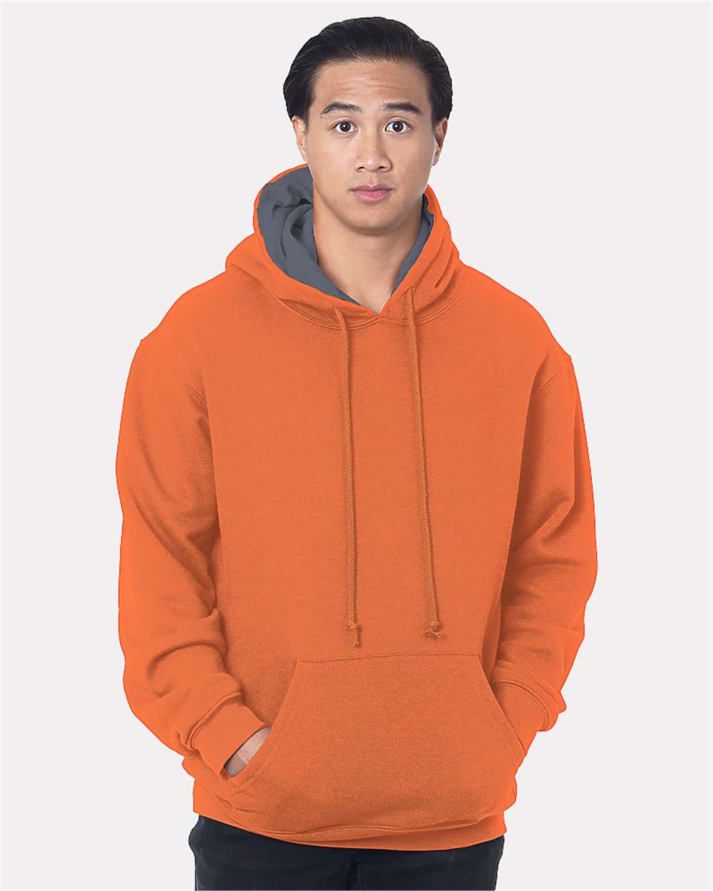 Bayside - USA-Made Super Heavy Thermal Lined Hooded Sweatshirt - 930