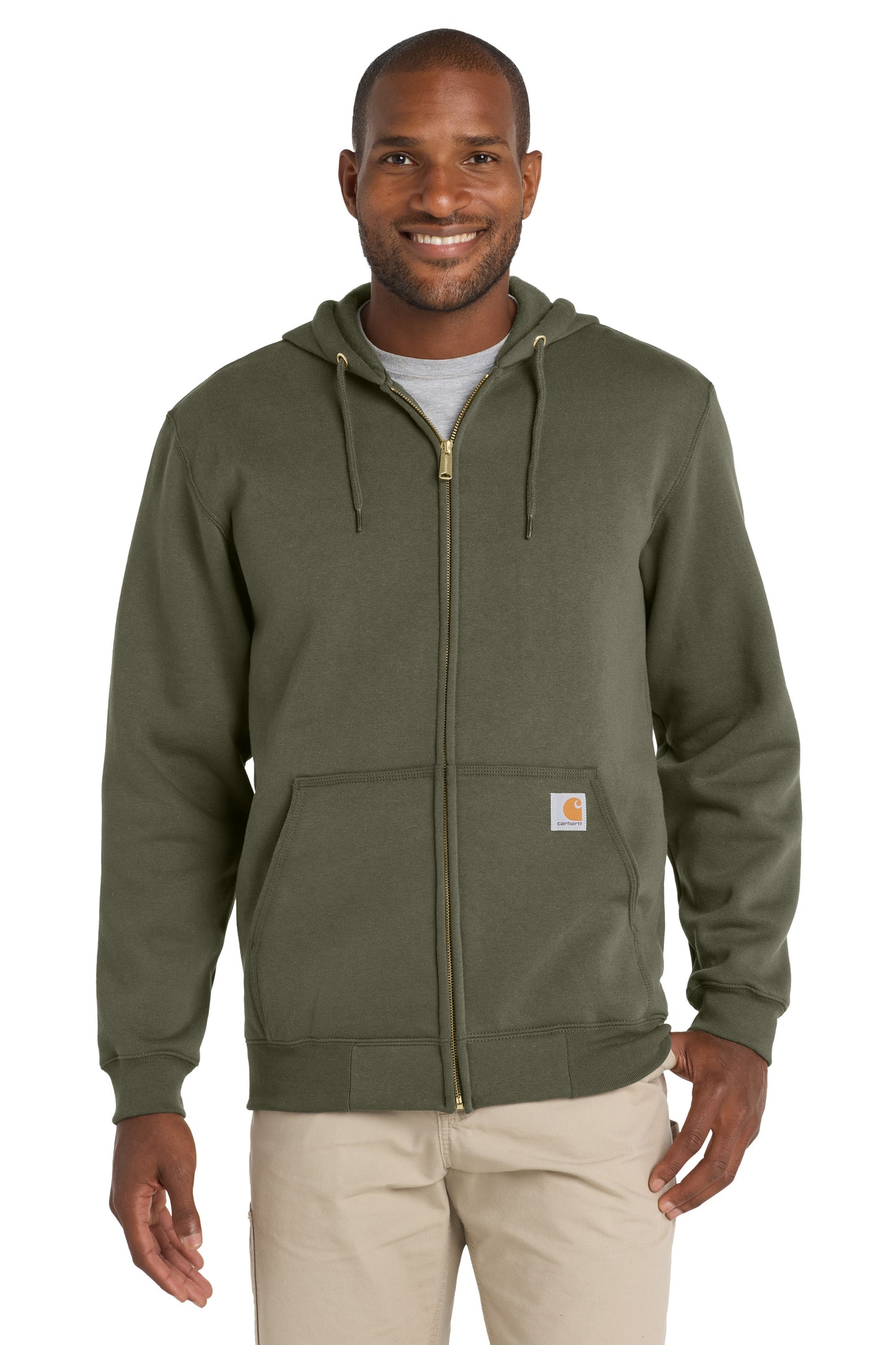 Carhartt ® Midweight Hooded Zip-Front Sweatshirt