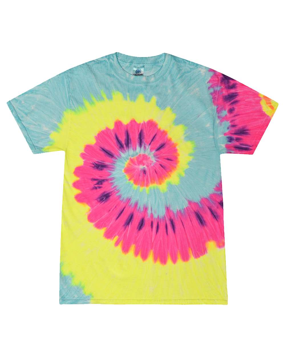 Colortone Multi-Color Tie-Dyed T-Shirt - 1000