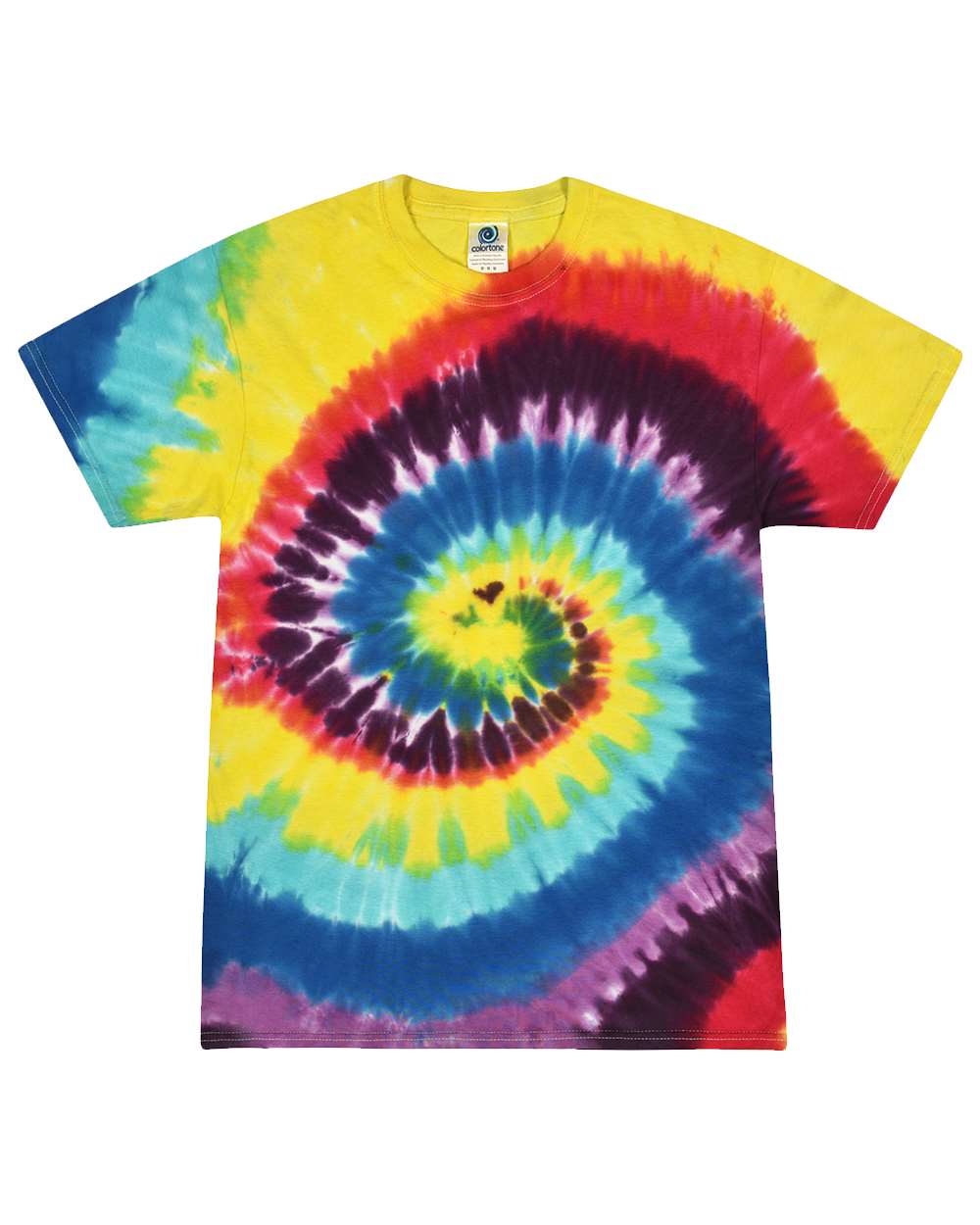 Colortone Multi-Color Tie-Dyed T-Shirt - 1000