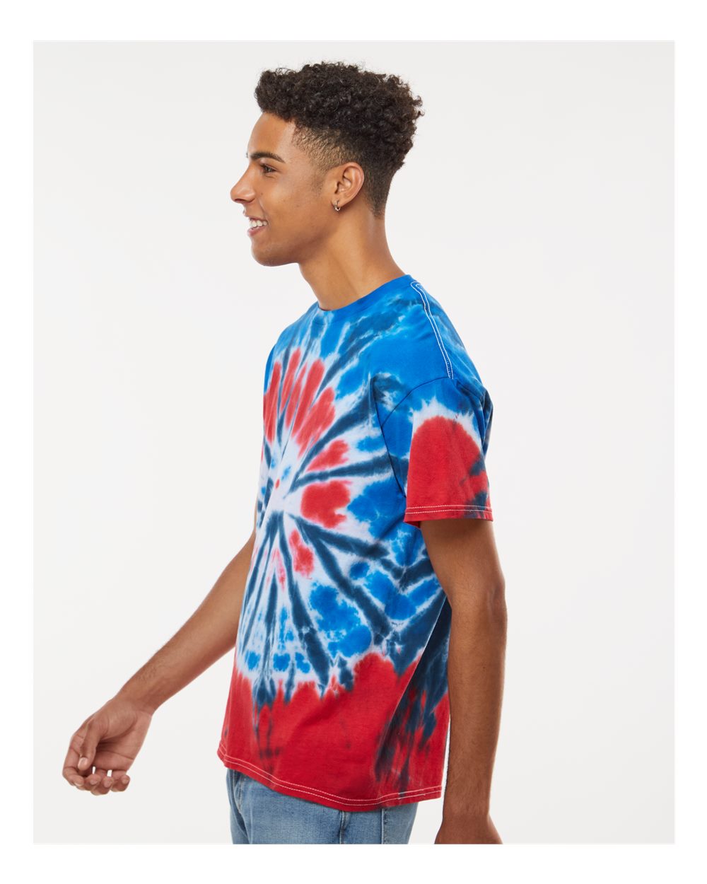 Colortone Multi-Color Tie-Dyed T-Shirt - 1000