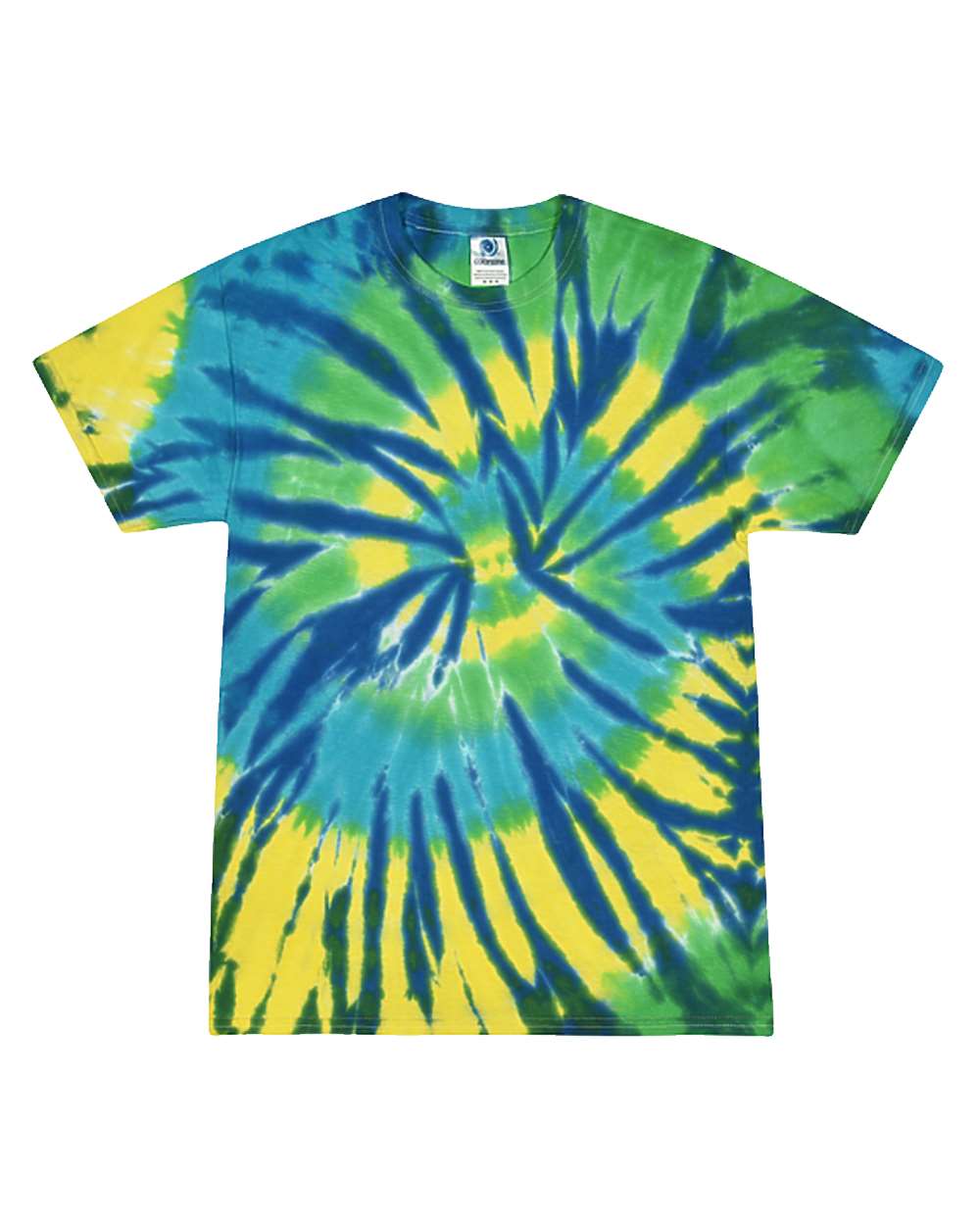 Colortone Multi-Color Tie-Dyed T-Shirt - 1000
