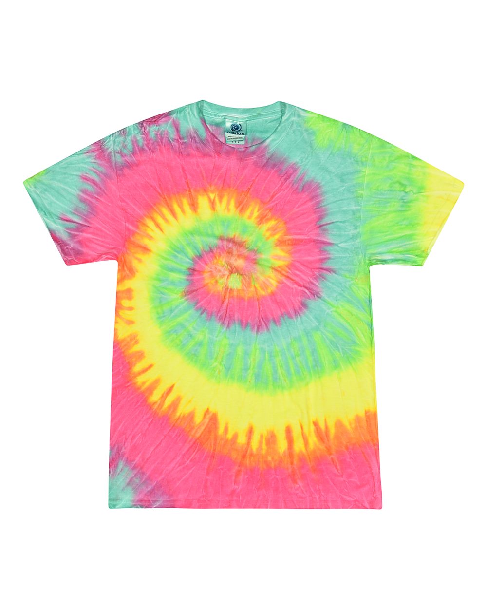 Colortone Multi-Color Tie-Dyed T-Shirt - 1000