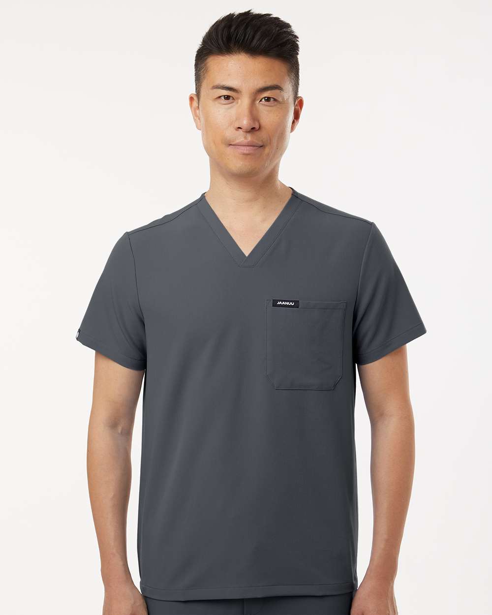 Jaanuu Holmes Everyday 1-Pocket Scrub V-Neck Top - M10001