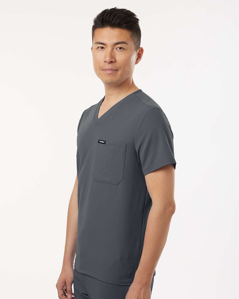 Jaanuu Holmes Everyday 1-Pocket Scrub V-Neck Top - M10001