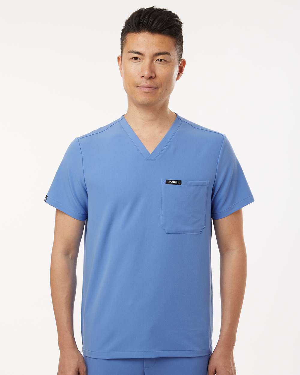 Jaanuu Holmes Everyday 1-Pocket Scrub V-Neck Top - M10001
