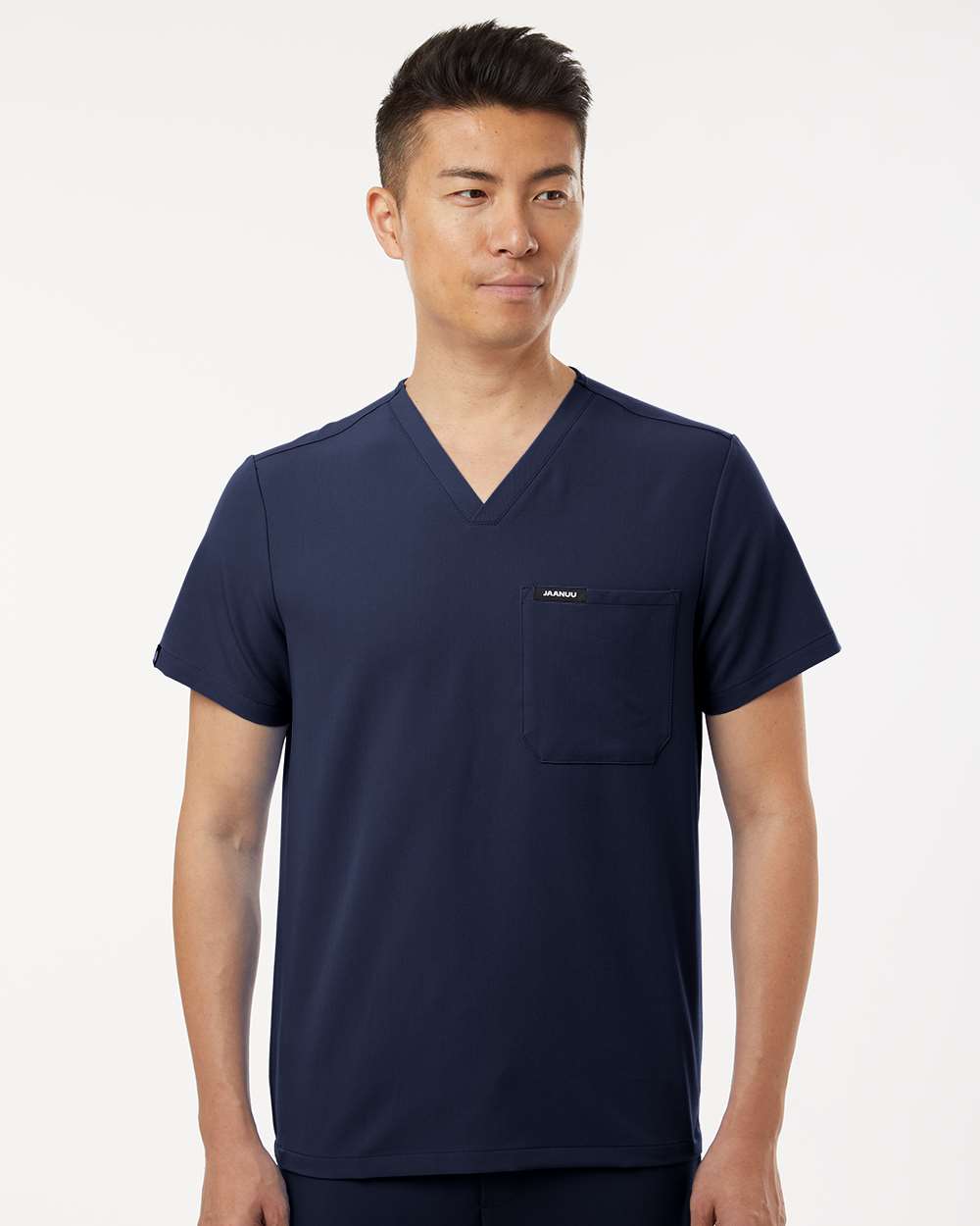 Jaanuu Holmes Everyday 1-Pocket Scrub V-Neck Top - M10001