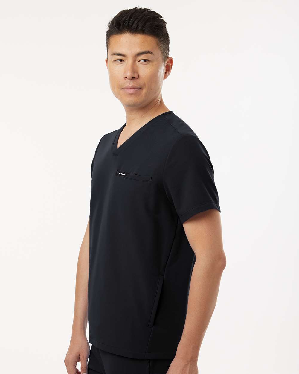 Jaanuu Platt 3-Pocket Scrub V-Neck Top - M10002