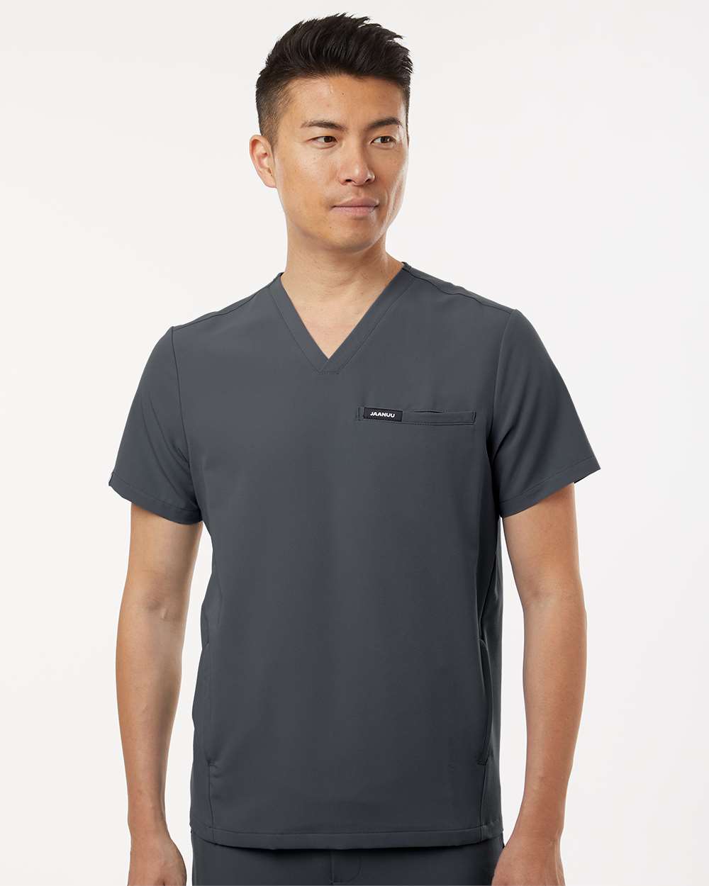 Jaanuu Platt 3-Pocket Scrub V-Neck Top - M10002