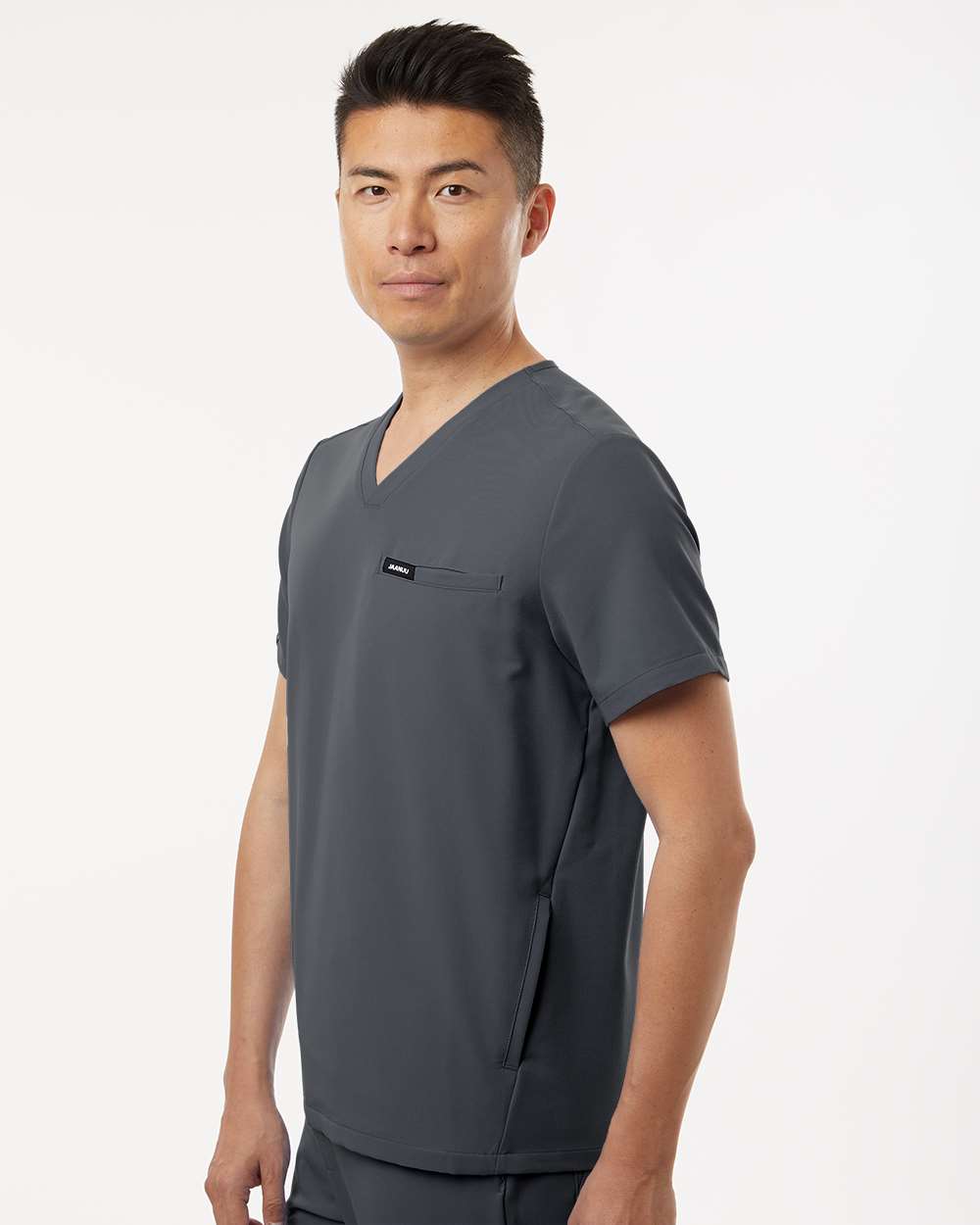 Jaanuu Platt 3-Pocket Scrub V-Neck Top - M10002