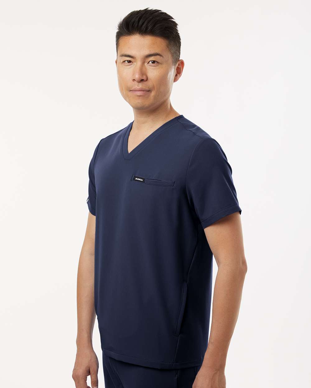 Jaanuu Platt 3-Pocket Scrub V-Neck Top - M10002
