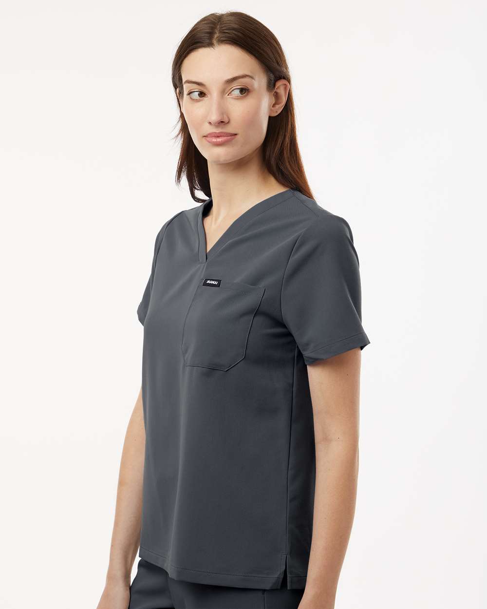 Jaanuu Women's Rhena Essential 1-Pocket Scrub V-Neck Top - W10001