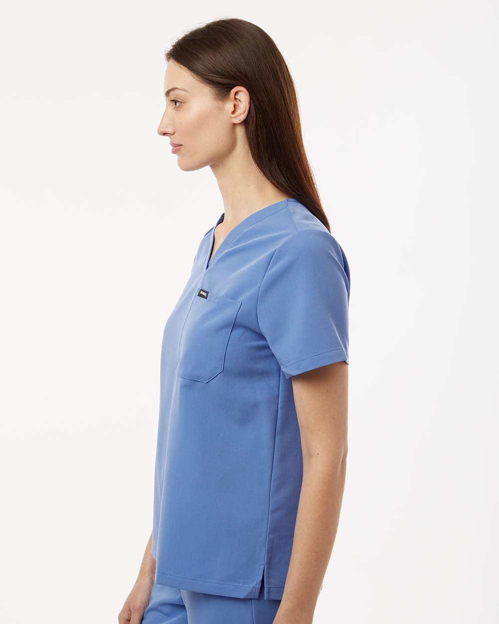 Jaanuu Women's Rhena Essential 1-Pocket Scrub V-Neck Top - W10001