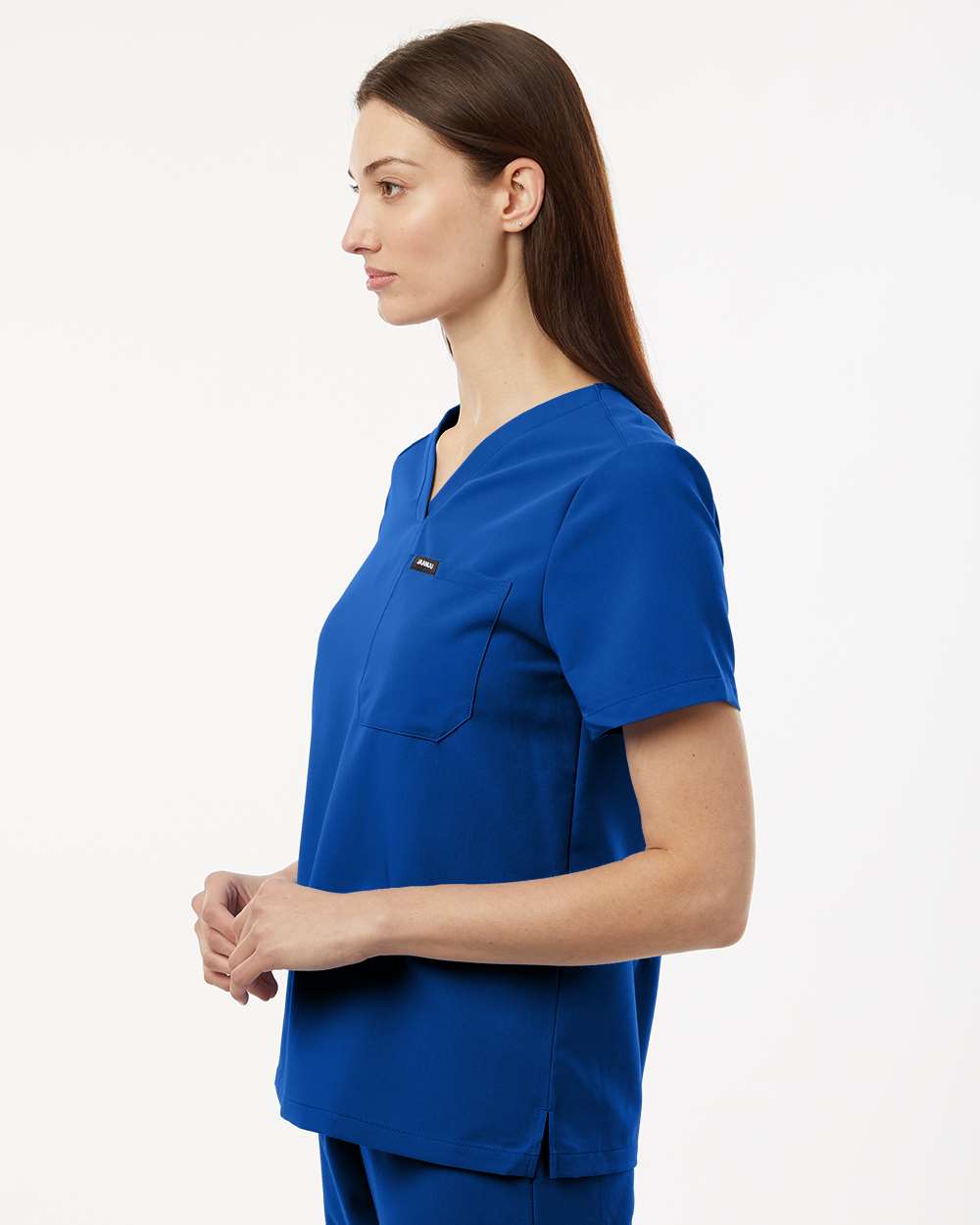 Jaanuu Women's Rhena Essential 1-Pocket Scrub V-Neck Top - W10001