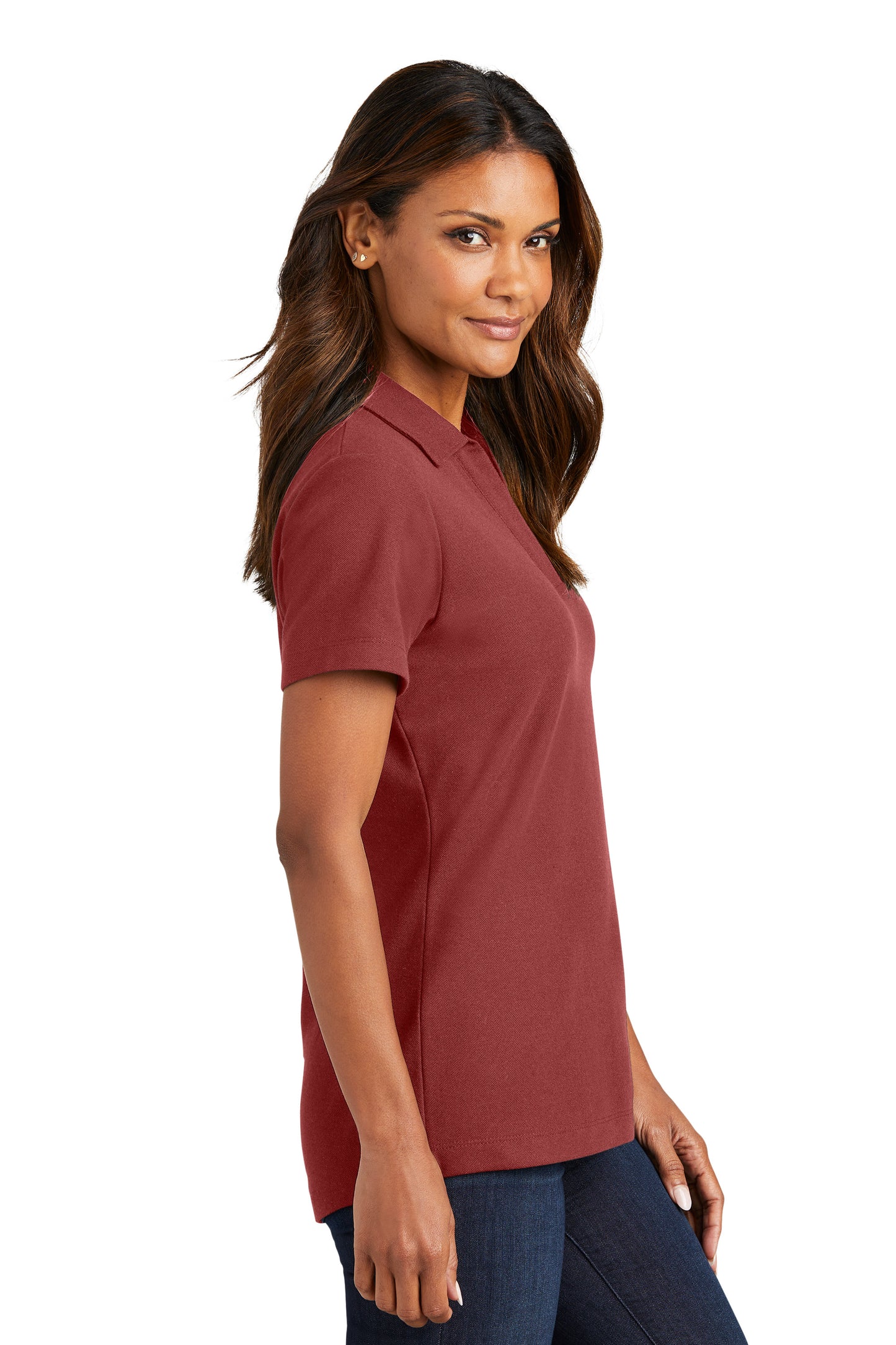 Port Authority® Women's C-FREE® Cotton Blend Pique Polo