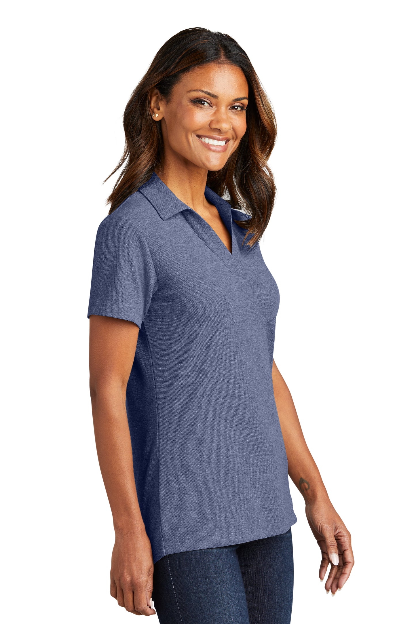 Port Authority® Women's C-FREE® Cotton Blend Pique Polo