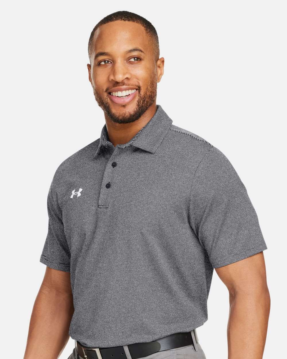 Destin Drive Striped Performance Polo - 1389853