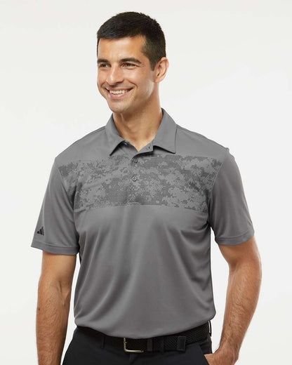 Adidas - Camo Chest Print Polo - A585