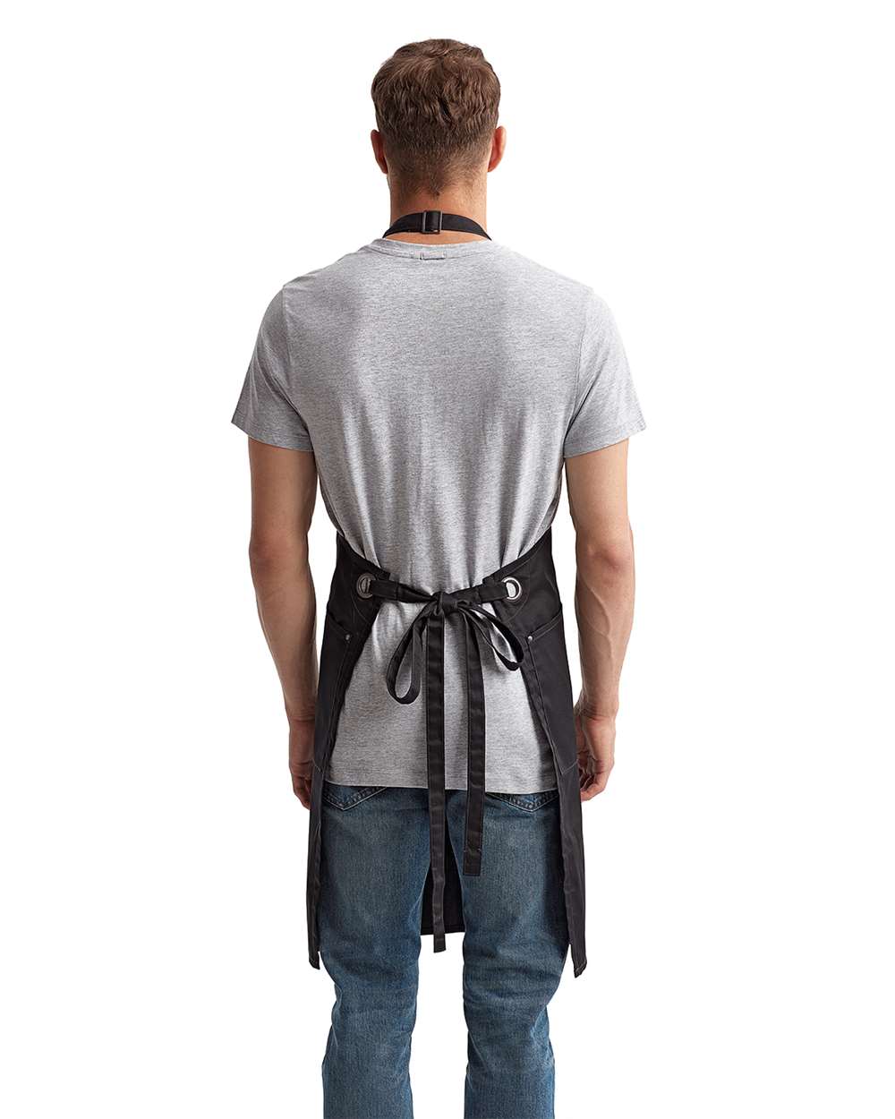 Artisan Collection by Reprime Barley Recycled Bib Apron with Pocket - RP121
