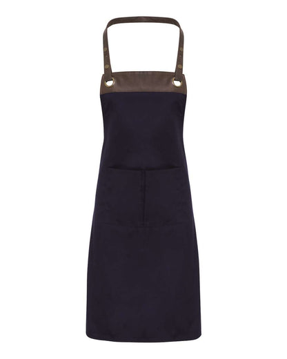 Artisan Collection by Reprime Espresso Bib Apron with Pocket - RP123