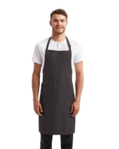 Artisan Collection by Reprime Recycled Bib Apron with Pocket - RP154