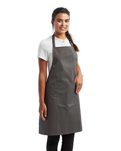Artisan Collection by Reprime Recycled Bib Apron with Pocket - RP154