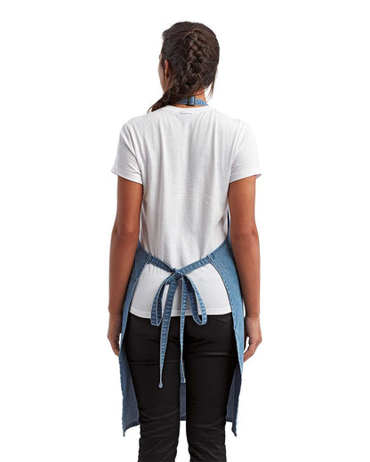 Artisan Collection by Reprime Recycled Bib Apron with Pocket - RP154