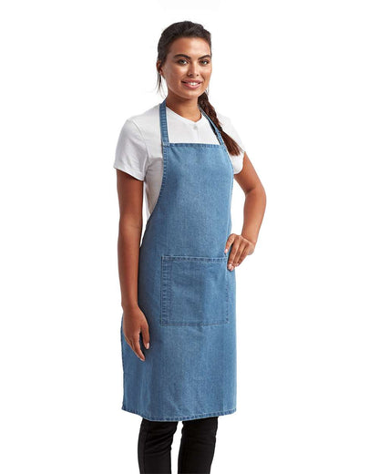 Artisan Collection by Reprime Recycled Bib Apron with Pocket - RP154