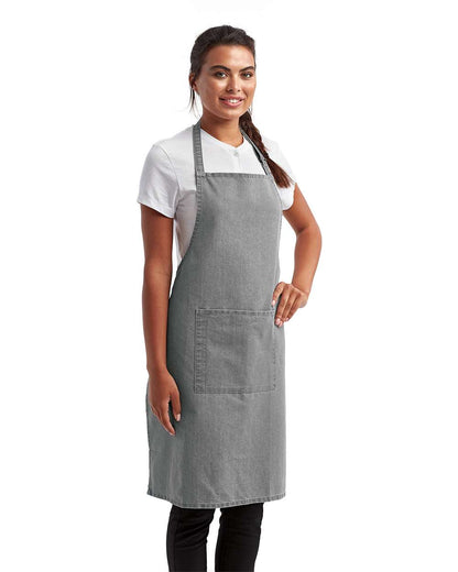 Artisan Collection by Reprime Recycled Bib Apron with Pocket - RP154