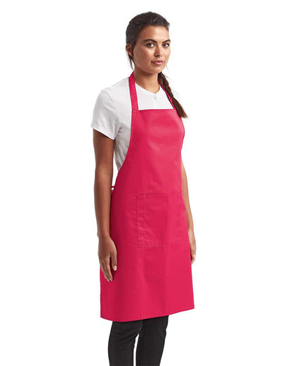 Artisan Collection by Reprime Recycled Bib Apron with Pocket - RP154