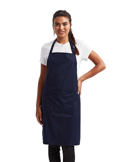 Artisan Collection by Reprime Recycled Bib Apron with Pocket - RP154