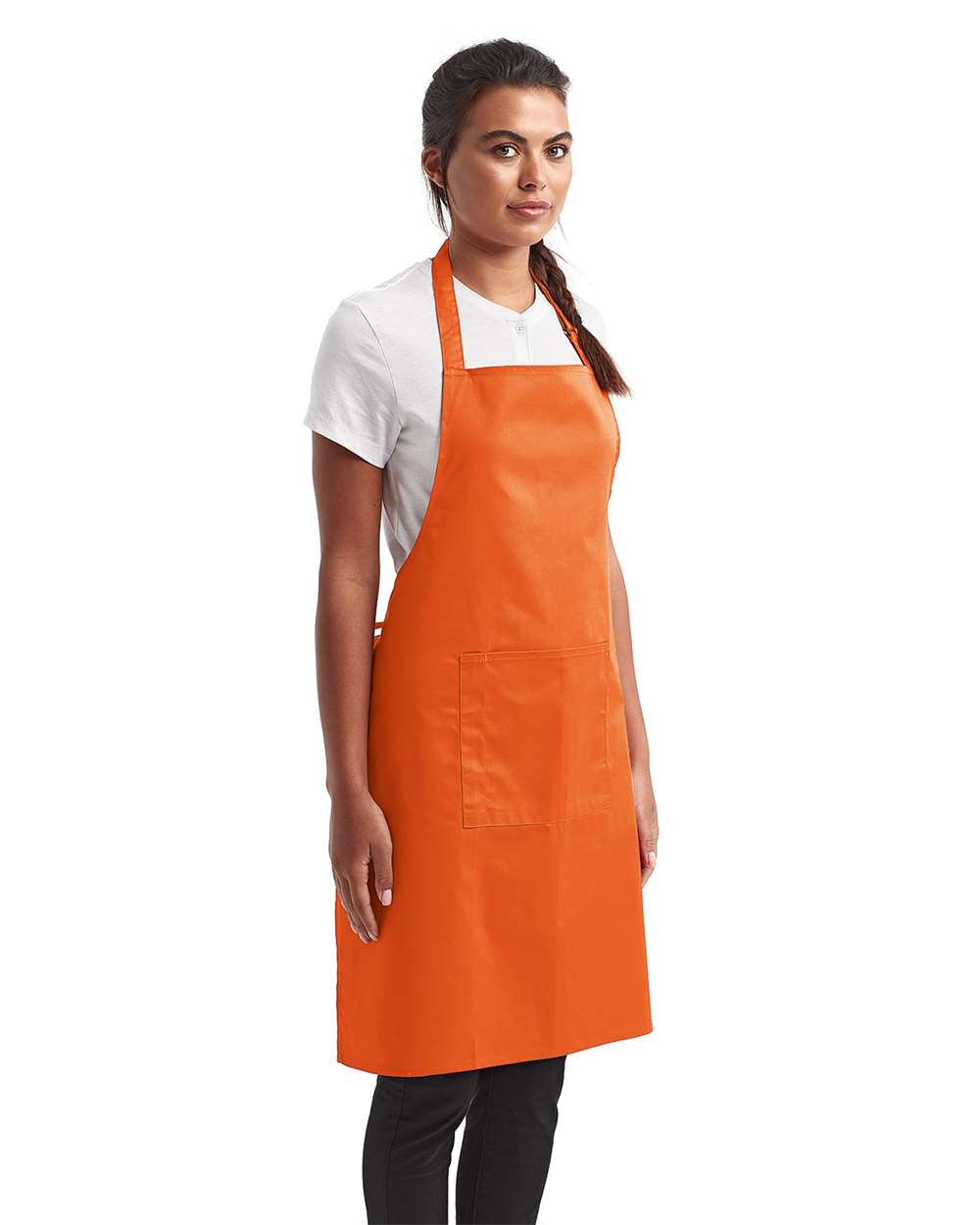 Artisan Collection by Reprime Recycled Bib Apron with Pocket - RP154