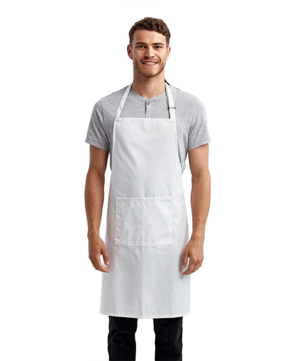 Artisan Collection by Reprime Recycled Bib Apron with Pocket - RP154