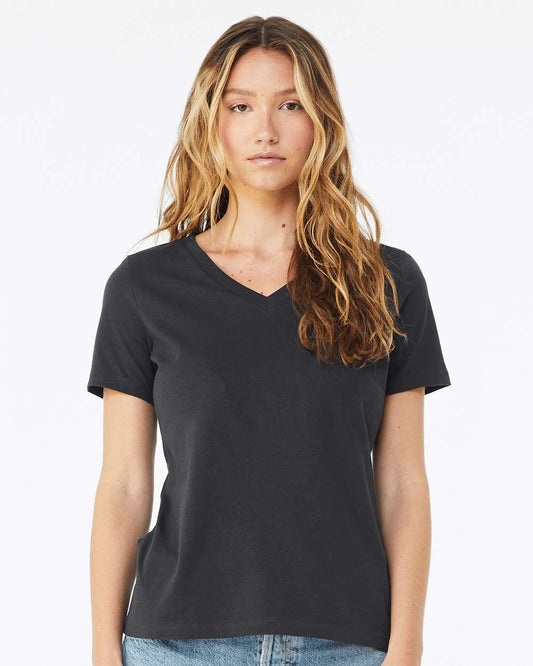 BELLA + CANVAS Women’s Relaxed Jersey V-Neck Tee - 6405