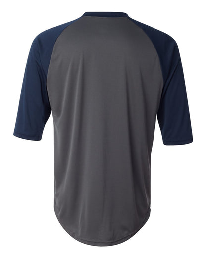 Badger - B-Core Three-Quarter Sleeve Baseball T-Shirt - 4133