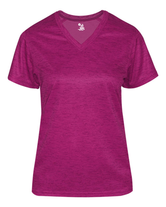 Badger - Women's Tonal Blend V-Neck T-Shirt - 4175