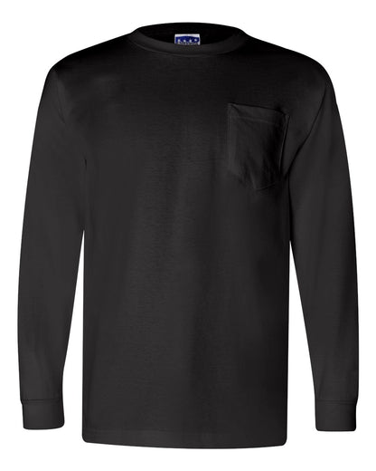 Bayside - Union-Made Long Sleeve Pocket T-Shirt - 3055