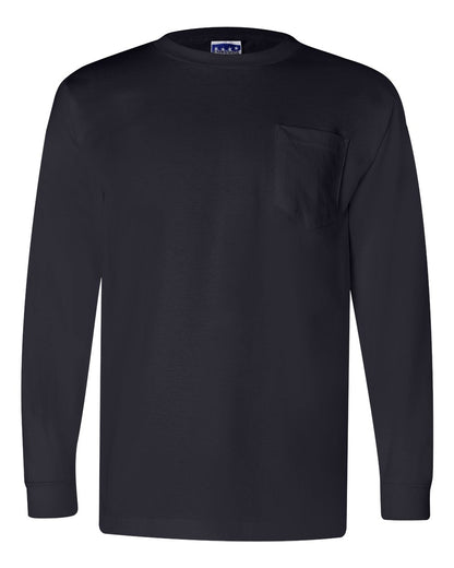 Bayside - Union-Made Long Sleeve Pocket T-Shirt - 3055