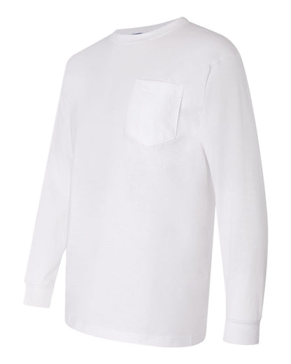 Bayside - Union-Made Long Sleeve Pocket T-Shirt - 3055