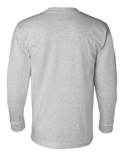 Bayside - USA-Made Long Sleeve Pocket T-Shirt - 8100