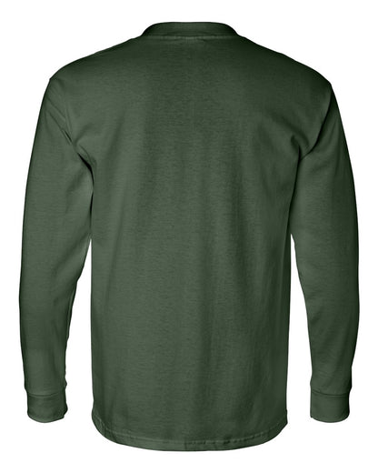 Bayside - USA-Made Long Sleeve Pocket T-Shirt - 8100