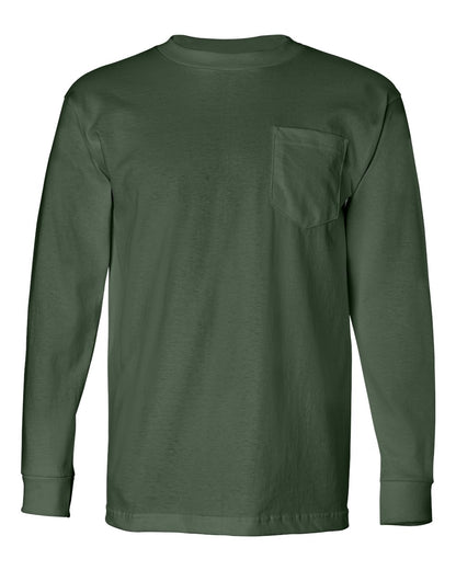 Bayside - USA-Made Long Sleeve Pocket T-Shirt - 8100