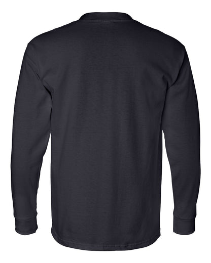 Bayside - USA-Made Long Sleeve Pocket T-Shirt - 8100
