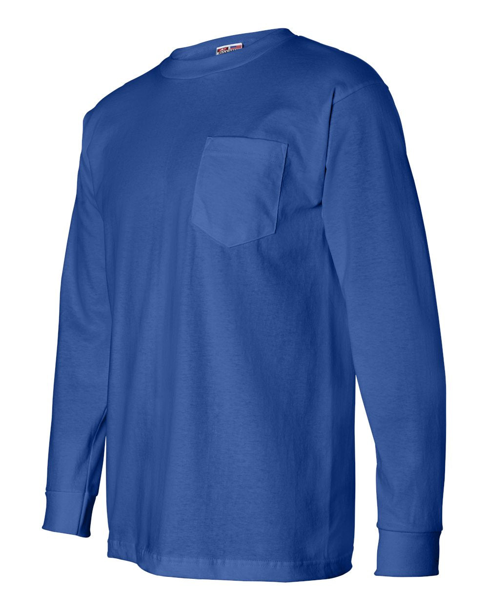 Bayside - USA-Made Long Sleeve Pocket T-Shirt - 8100