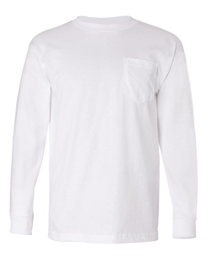 Bayside - USA-Made Long Sleeve Pocket T-Shirt - 8100