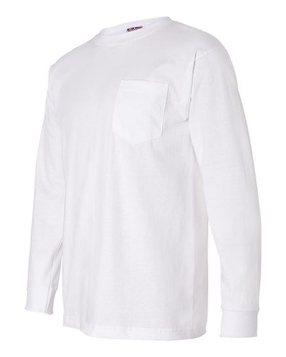 Bayside - USA-Made Long Sleeve Pocket T-Shirt - 8100