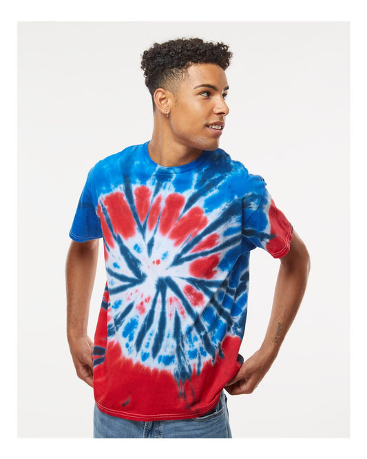 Colortone Multi-Color Tie-Dyed T-Shirt - 1000