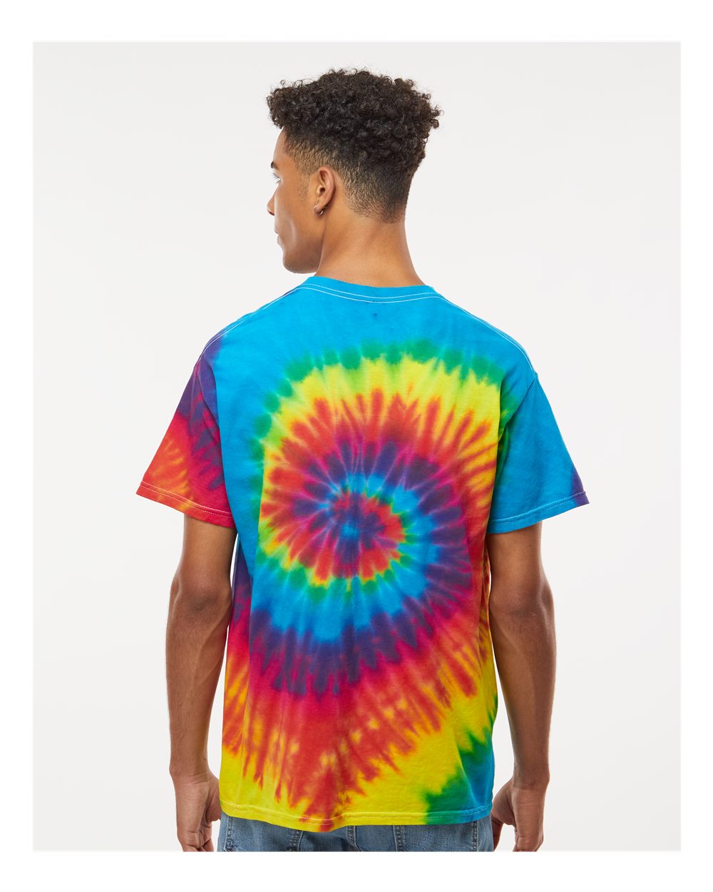 Colortone Multi-Color Tie-Dyed T-Shirt - 1000