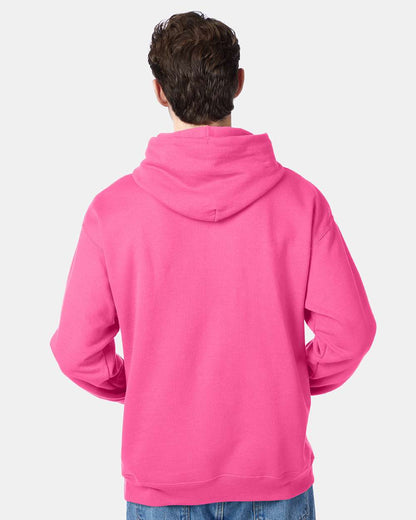 Hanes Ecosmart® Hooded Sweatshirt - P170 Hi-Vis